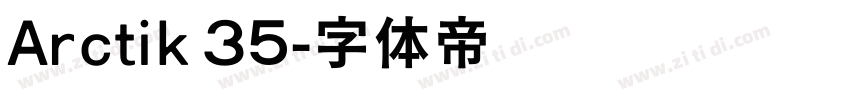 Arctik 35字体转换